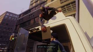 スパイダーマン：マイルズ・モラレス　トラックが立ち往生しちまった　Marvel's Spider-Man: Miles Morales　Truck screenshot 3