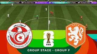 Tunisia vs Netherlands - FIFA World Cup 2026 | Group Stage - Round 3 | FC26 4K60