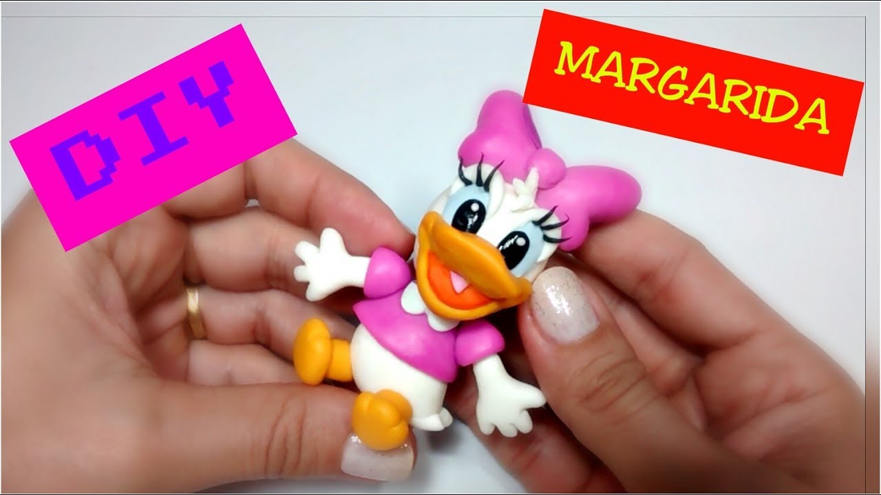 DIY:  PASSO A PASSO 🌼( MARGARIDA BABY) PORCELANA FRIA - BISCUIT- 