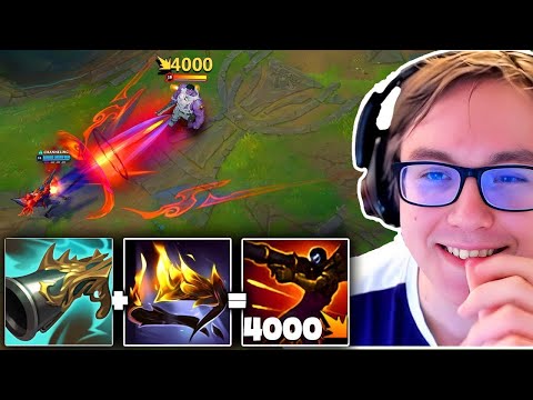 TheBausffs is finally playing JHIN TOP LANE (MAX TRAP BAUS BUILD)