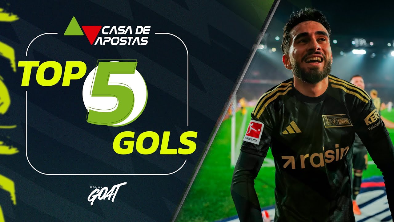 TOP 5 GOLS MAIS BONITOS DA SEMANA NO CANAL GOAT!
