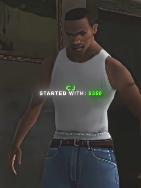 How Much Money Have GTA Protagonists Started And Ended With #shorts #gta #grandtheftauto