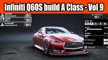 Infiniti Q60S build A Class Car in NFS Unbound Vol 9