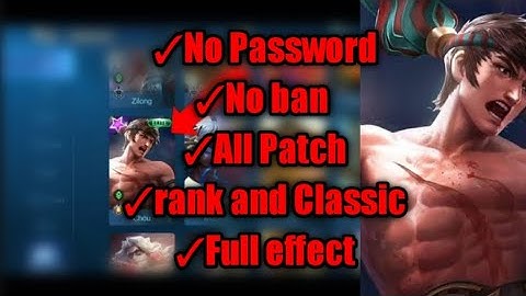 Chou Elite skin Painted Script full effect No password All Patch
