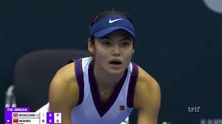 Emma Raducanu vs Xinyu Wang- 2nd Set Tiebreak- Linz