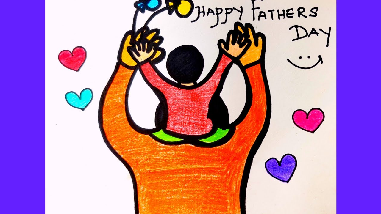 Easy Father's Day Drawing 