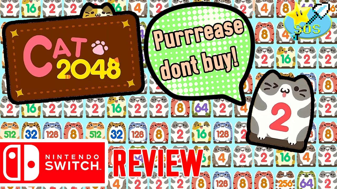 2048 Cats игра. Scratch Cat on the Nintendo Switch.