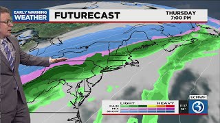 FORECAST: Midweek warm-up, then unsettled Thursday/Friday