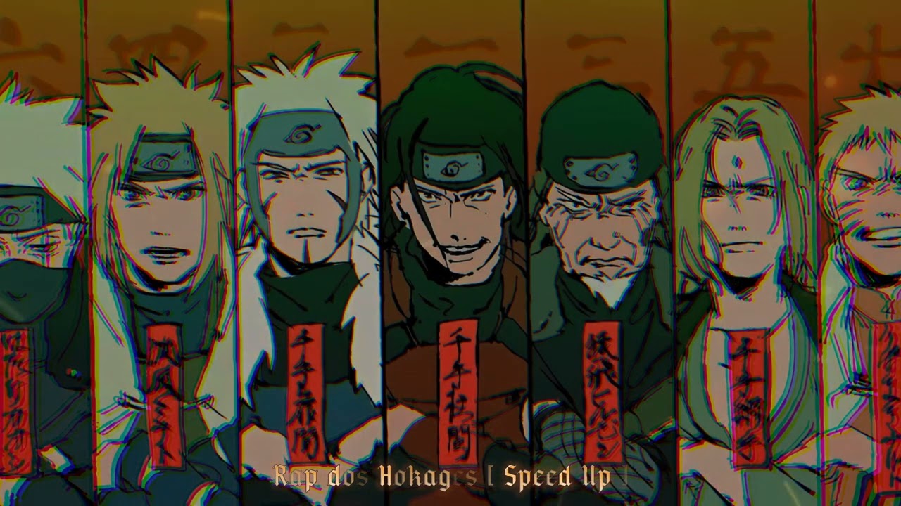 Rap dos Hokages (Naruto) | A Vontade do Fogo 🔥 | [ SPEED UP ]