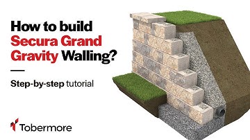 How To Build A Secura Grand Retaining Gravity Wall - Step By Step Installation Tutorial