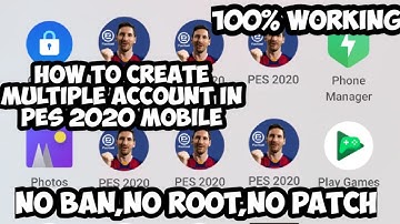 How to create multiple account for PES 2020 || PES Malayalam