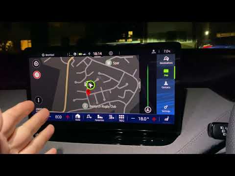 How to enable auto day/night maps on the Škoda Enyaq sat nav