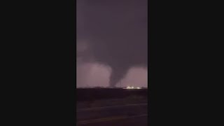 Watch: Lightning Illuminates Large Funnel Cloud In Iowa Watch Lightning Illuminates Large Funnel Cloud In Iowa