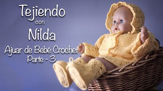 Ajuar de bebé a Crochet part 3 / How to crochet a baby trousseau part 3