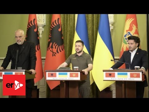 Prime Minister Edi Rama - Press Conference with President Zelensky and Prime Minister Abazović