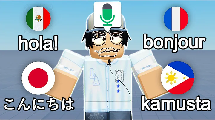 Roblox VOICE CHAT: Amerikaner spricht verschiedene Sprachen!