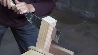 How to hone rip cut technique using Japanese saw