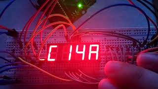 Counting Hexadecimal on 4 Digit 7 Segment Display, with help of Shift Register and Transistors