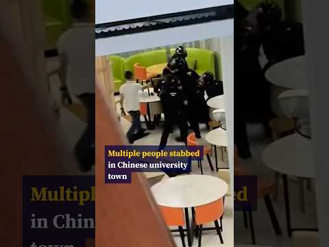Multiple people stabbed in Chinese university town
