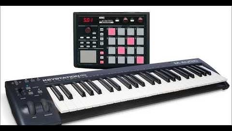 testing out Korg padkontrol