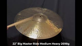 22 Constantine Cymbals Big Master Ride Medium Heavy 2698G