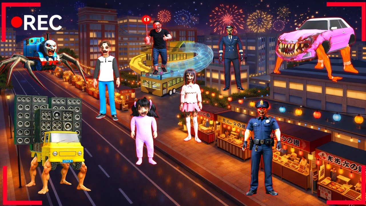 Yuta Mio Panik‼️CCTV Merekam Pasukan Hantu Dan Anomali Muncul Serang Kota 😱| Sakura School Simulator