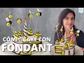 🤗Decoración CÓMIC CAKE con FONDANT🐝| Natalia Salazar