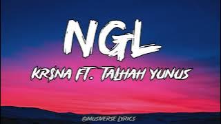 KR$NA - NGL (Lyrics) Feat. Talhah Yunus | Prod. Umair and Rovalio | Time Will Tell EP