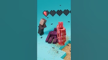 Minecraft Iron Golem VS Villager and Girl Golem Satisfying 3D Fluid Simulation