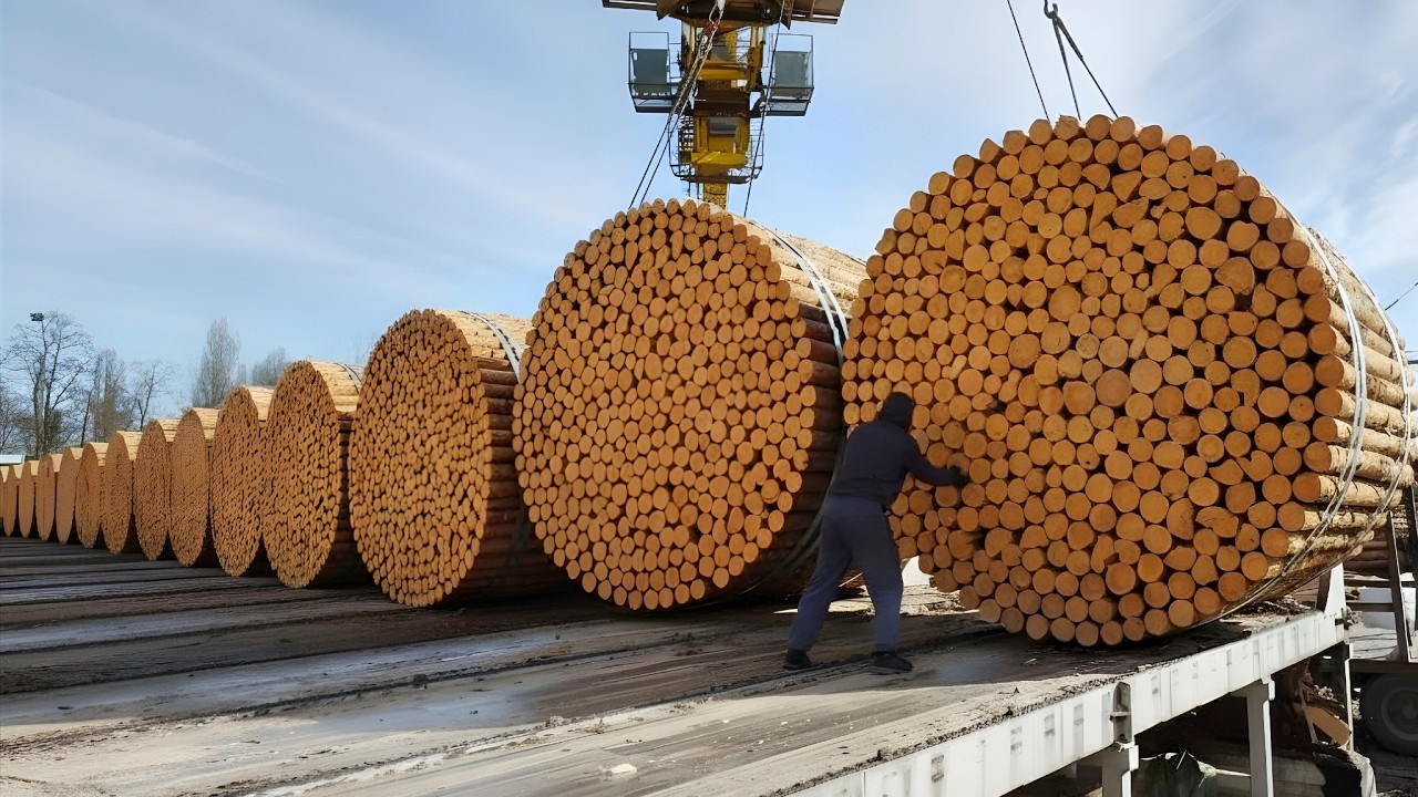 From Sawmill Waste to Mountains of Wood Chips.
