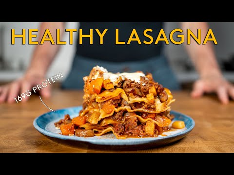 Lasagna is Healthy and Great for Meal Prep.
