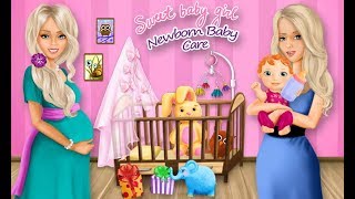 Sweet Baby Girl Newborn Baby Care 🐣 TutoTOONS screenshot 2