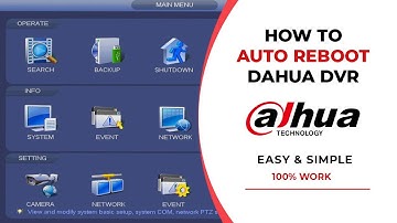 How to Setup Auto Reboot Dahua DVR | Automatic Restart System CCTV
