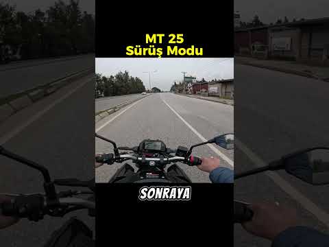 Yamaha MT 25 Sürüş Modu Var mı ? | Motovlog