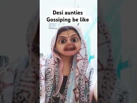 Desi aunties gossiping be like - dekho chadi jawani rasgulla 😂#popularshorts #trendingshort #viral