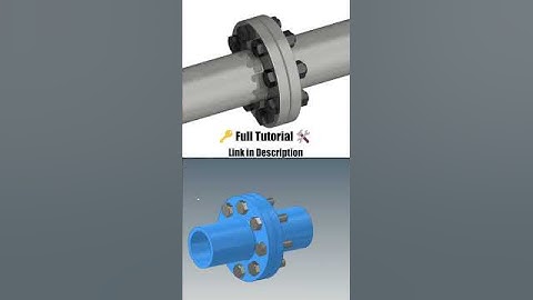 Flange Coupling Model | Autodesk Inventor | 2025 #3dprinting #autodeskinventor #cad #mechanic