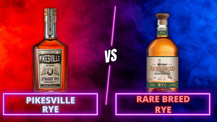 Which High Proof Rye Is The BETTER Buy? | Pikesville Rye vs Rare Breed Rye BLIND HEAD-TO-HEAD