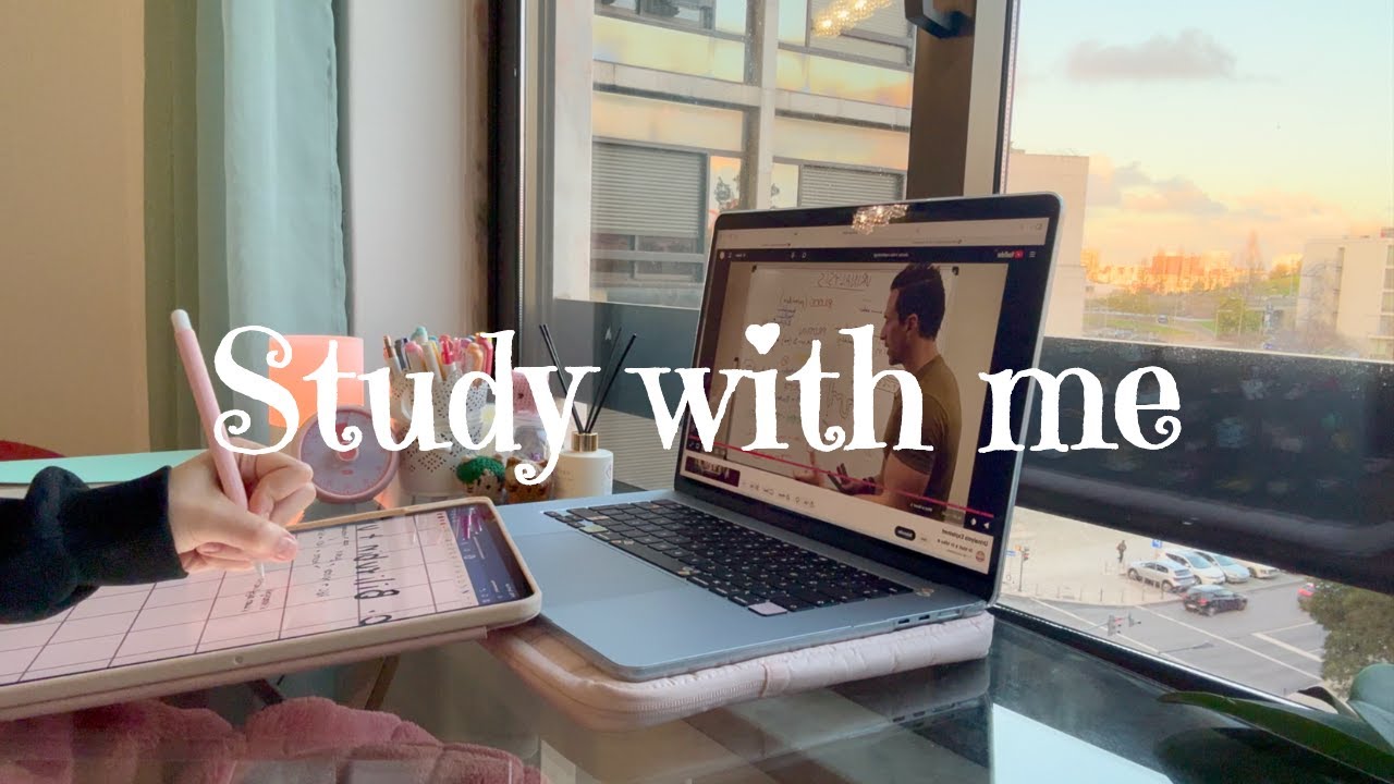 📚 2 HOUR STUDY WITH ME | pomodoro 60/10 + rain sounds