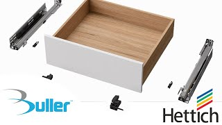 How To Install And Adjust Actro 5 Dimensional Runners For Wooden Drawers From Hettich
