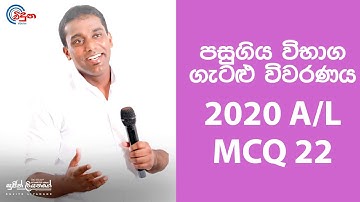 G.C.E. A/L Physics 2020 (Question 22) | භෞතික විද්‍යාව පසුගිය විභාග ගැටළු විවරණය