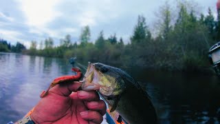 Bass fishing in a wind storm we had to get OUT!!