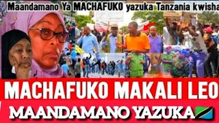 Hivi Sasamama Suluhu Kilioni Maandamano Makubwa Yakizuka Tanzania Leono Election Finally