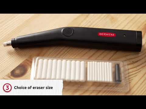 How to use the Derwent Electric Pencil Eraser 