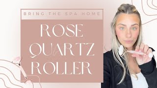 Bring the Spa Home with this Rose Quartz Roller! 💗🧖‍♀️