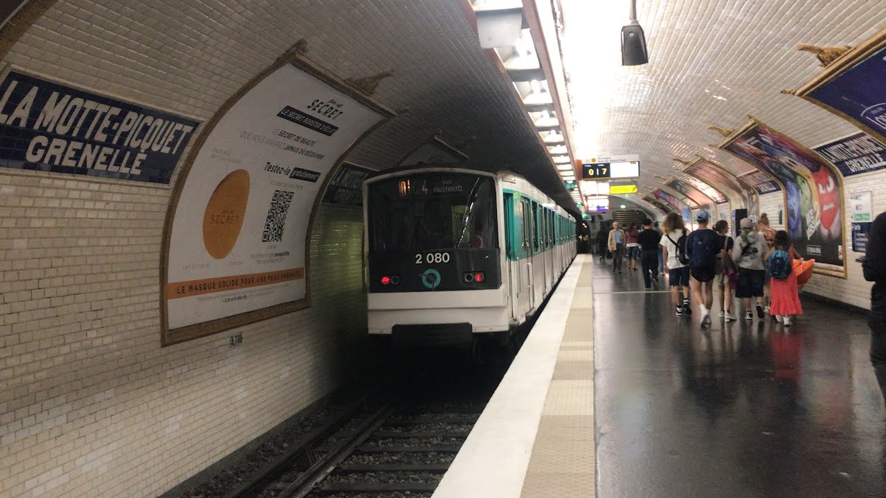 Métro Ligne 10 - Voyage en MF67 A2 entre Gare d'Austerlitz et La Motte Piquet Grenelle