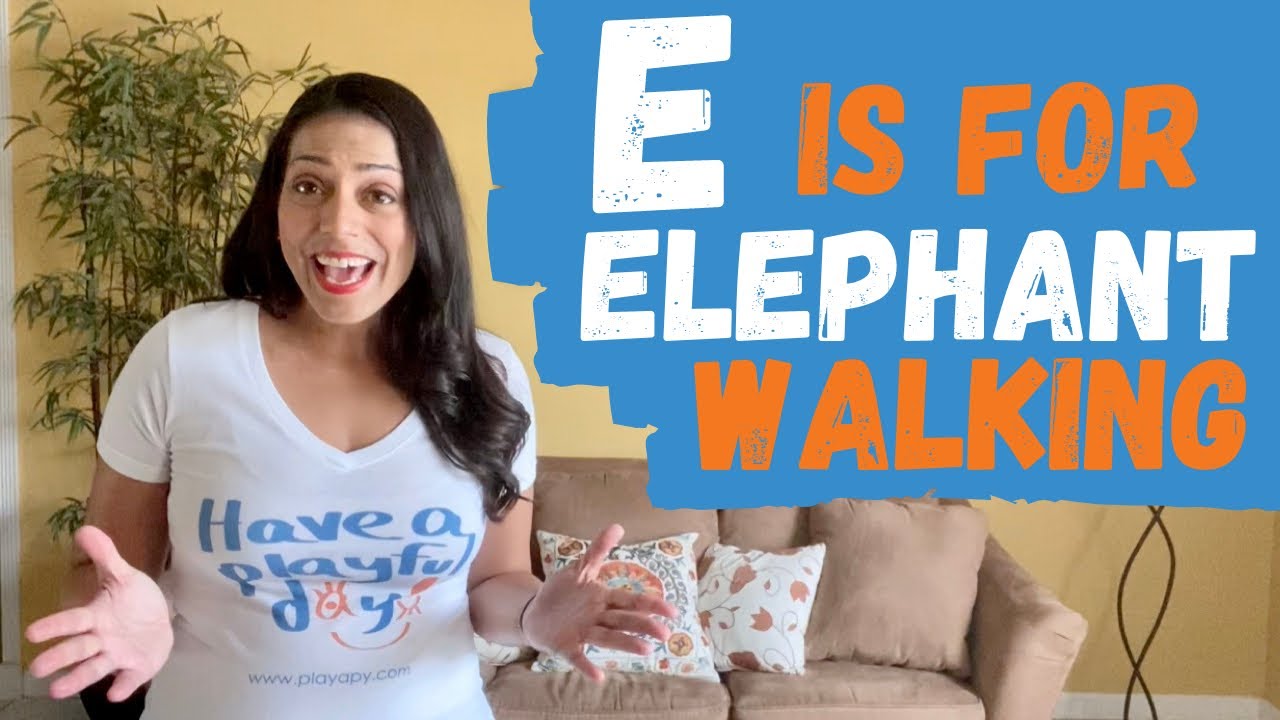 Animal Exercises For Kids Elephant Walking Preschooler Home Activity Animal Walks Ot Tips Youtube