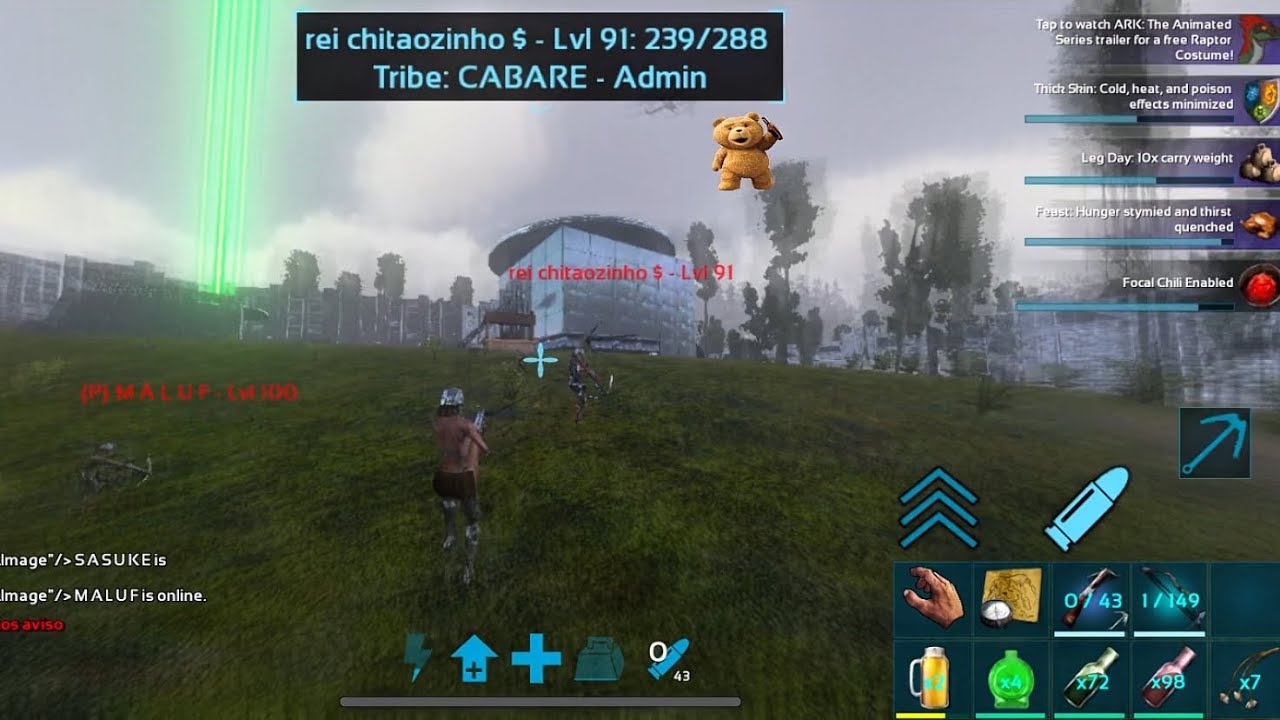 Server Legit icerbg evento no RAID) ARK mobile 