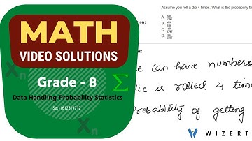 Grade 8 Math Data Handling-Probability Statistics Video Lessons - Set 1612519712