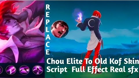 Chou Elite To Old Lori Yagami Skin script No Password Full Effect Real sfx | Mobile Legends