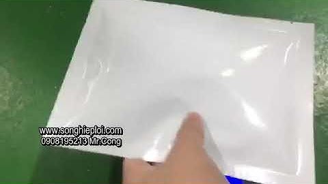 Máy đóng gói bột dạng túi 3 biên tự động ngành BVTV